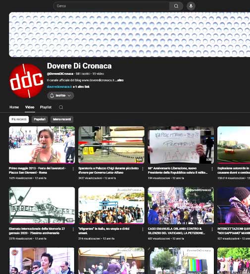 Dovere di cronaca - official