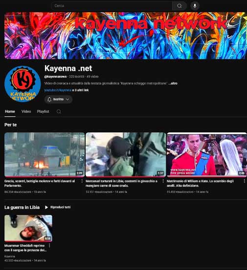 Video di cronaca e attualità dalla testata giornalistica "Kayenna schegge metropolitane"