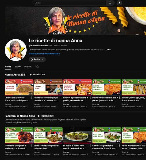 le ricette di Nonna Anna officiale