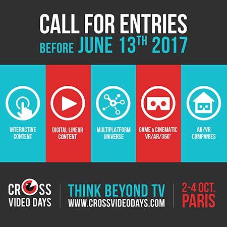 Cross Video Days (2-4 ottobre, Parigi): open calls